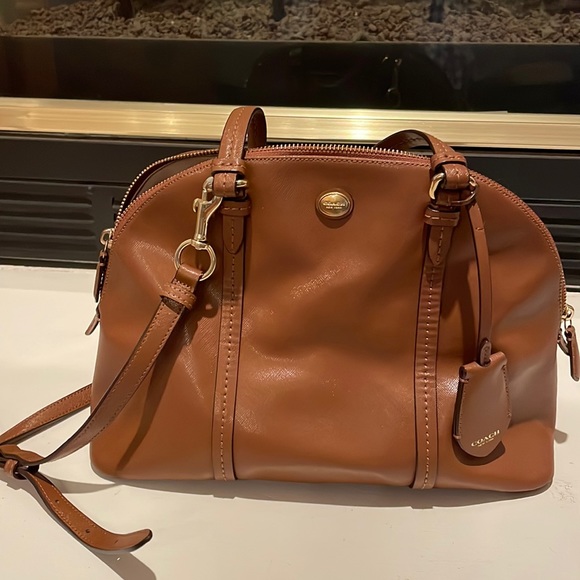 Coach Handbags - Coach Brown Leather Bag